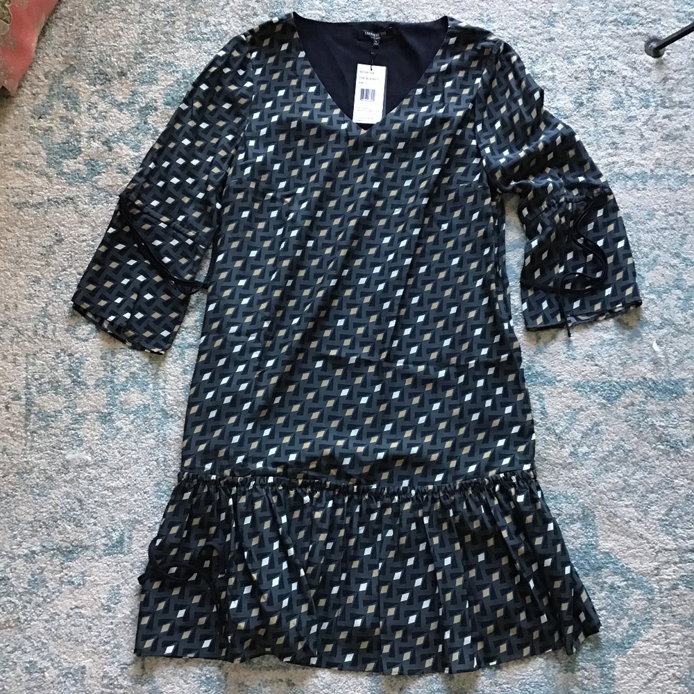 NWT Lafayette 148 drop waist dress